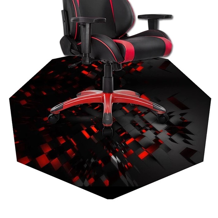 Custom standing E-Sport Gaming Desk Chair rubber Floor Mat,Non-slip gaming chair floor mat  