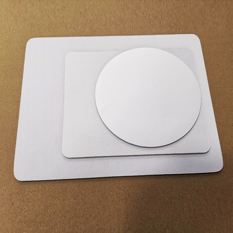 Blank mouse pad with stitched edges for full color printing  