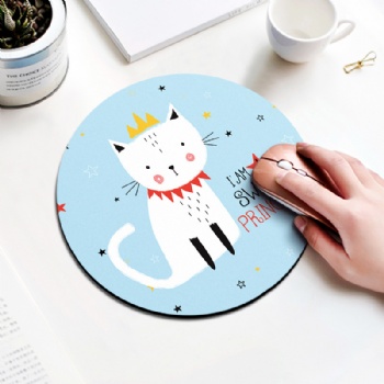 custom printing non slip rubber mouse pad office mouse pad round mouse mats