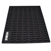 3D custom logo promotion gift soft PVC rubber bar mat Barware accessories counter mat bar mat