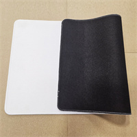 Blank mouse pad with stitched edges for gaming mouse pads