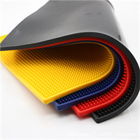 Plain no logo non slip eco-friendly PVC plastic bar mat rail mat PVC bar mat