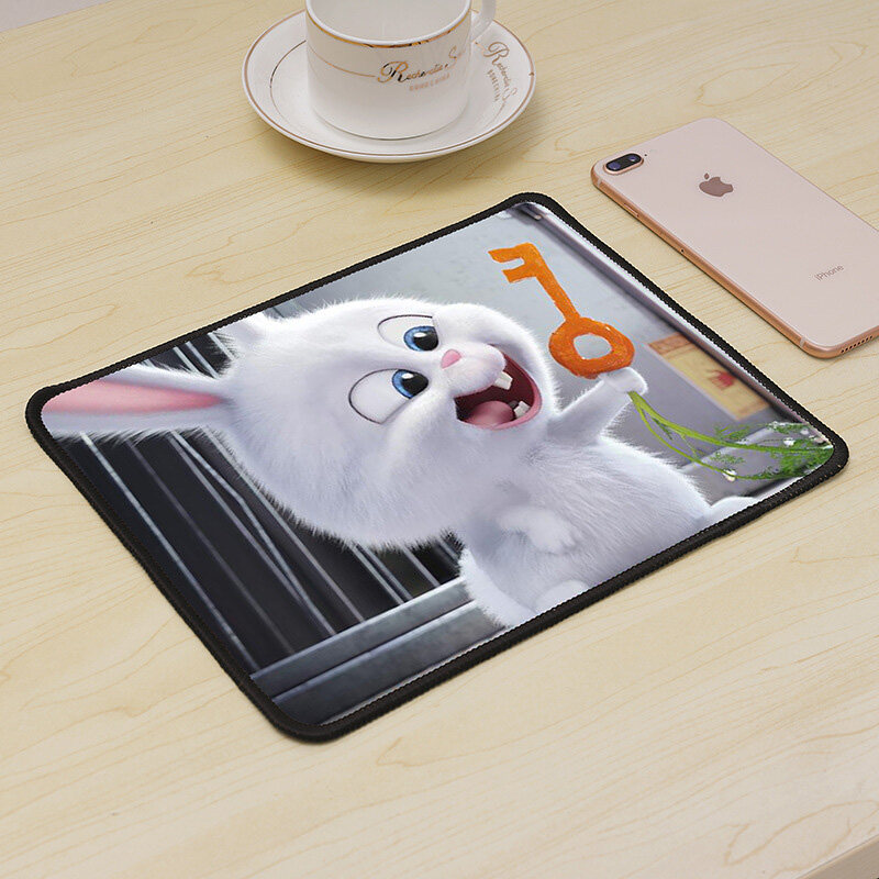 natural rubber non slip custom full color printing office daily use mouse pad