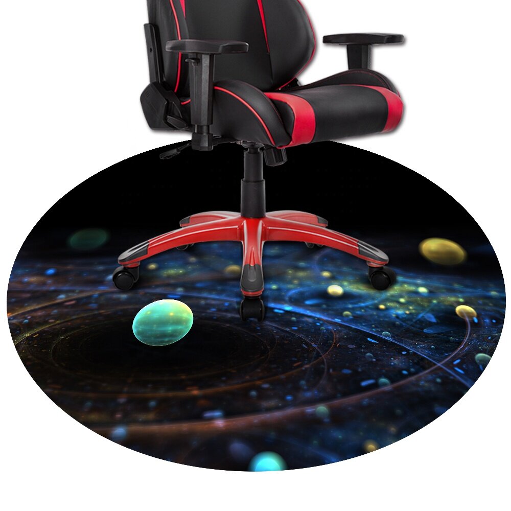 E-Sport computer Gaming Desk Chair rubber Floor Mat Non-slip gaming chair floor mat  