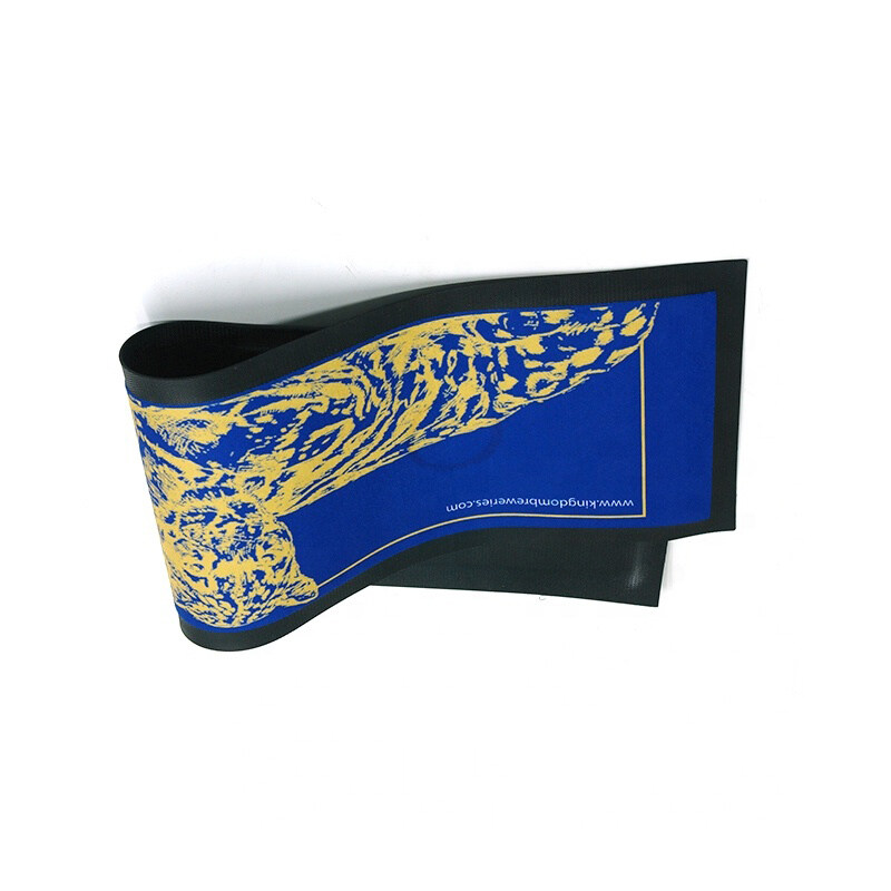 non slip water absorbent custom digital printing nitrile rubber bar runner bar mat  
