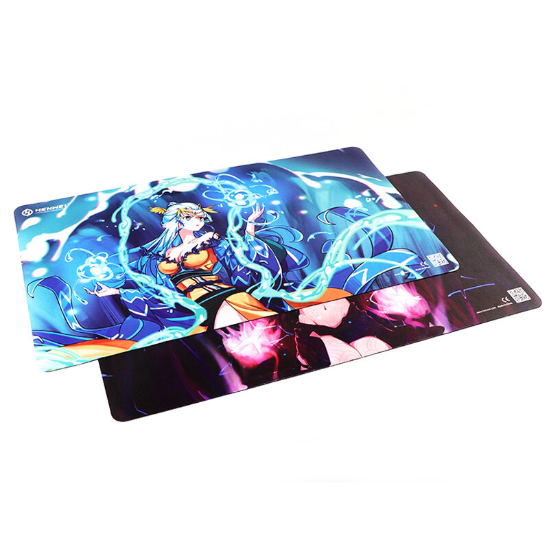 sublimation printing sexy animie girl full color board game card game playmat table game mat  