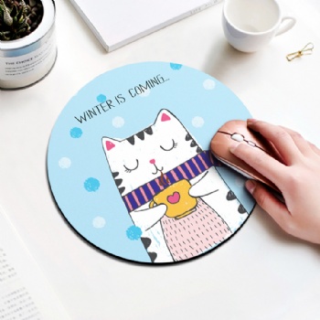 custom printing non slip rubber mouse pad office mouse pad round mouse mats