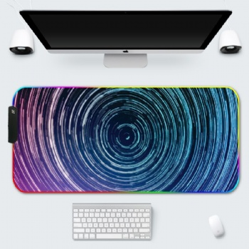 RGB gaming mouse pad custom printing large desi size keyboard work mat