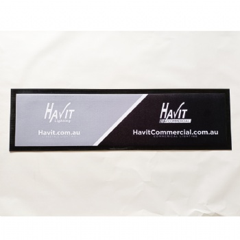 non slip custom brand printing nitrile rubber bar runner bar mat beer bar counter mat