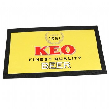 custom digital printing nitrile rubber bar runner bar mat