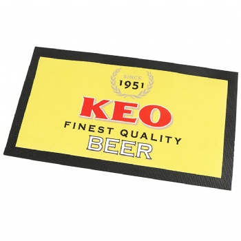 custom digital printing nitrile rubber bar runner bar mat