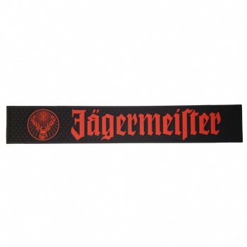 Custom Branded Silicone Rubber Beer Bar Mat Eco Water proof PVC Drinking Bar rail mat silicone bar mat srip spill bar mat