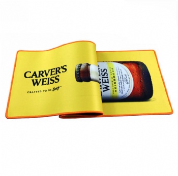 natural rubber bar runner foamed natural rubber bar runner promotion gift beer mats