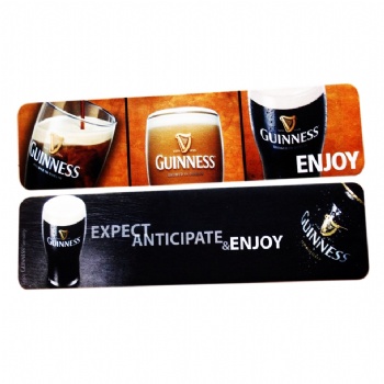 natural rubber bar runner foamed natural rubber bar runner promotion gift beer mats