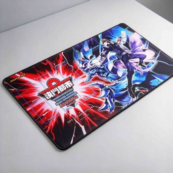Premium TCG Game Mat, Non-Slip Rubber Base Stitched Edge Trading Card Playmat, Smooth Waterproof Tabletop Game Pad for MTG, Pokemon, OPCG