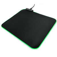 Custom 14 colors USB port LED rubber gaming mouse pad anti slip glow lighting gamer RGB mouse pad