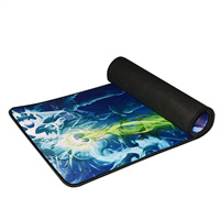 OEM custom full color printing Rubber gaming table Desk pad xxl Gaming Mouse Pad