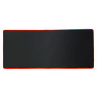 extended large size non slip natural rubber base black color no logo gaming mouse mat