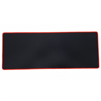 extended large size non slip natural rubber base black color no logo gaming mouse mat